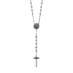 collana rosario scudo uomo argento ellius