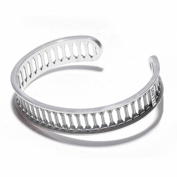 Roman temple rigid bracelet