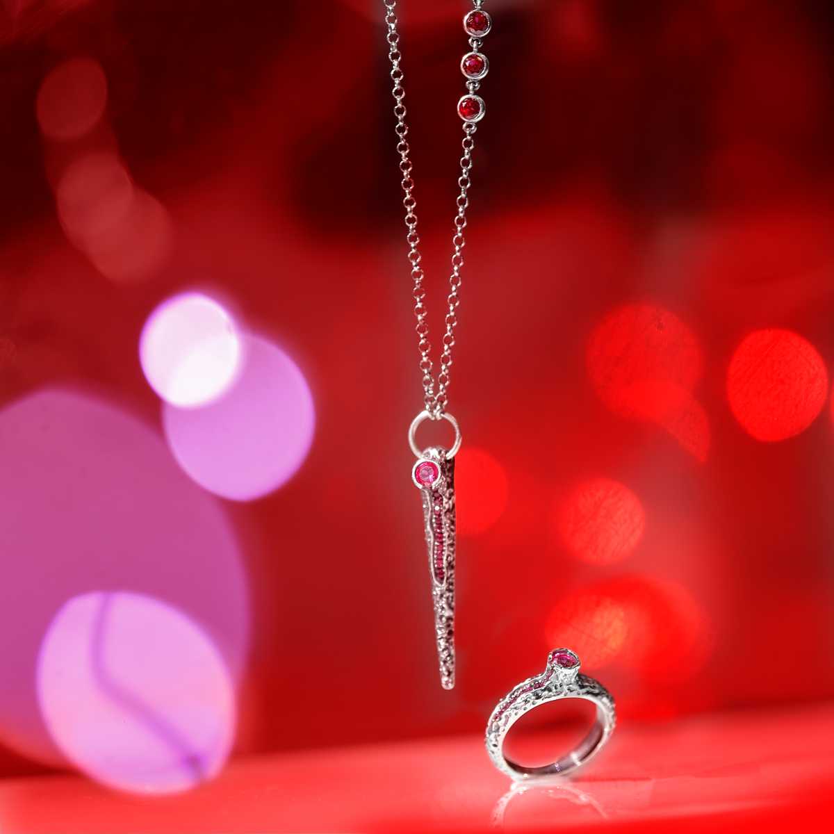 Volcano silver jewellery collection for women and men
