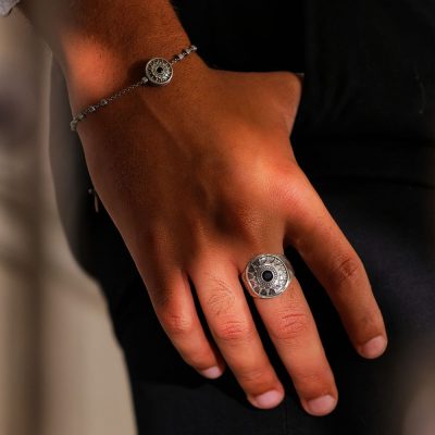 anello e bracciale rosario uomo natività