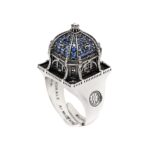 Anello Cupola Cattedrale Almudena Madrid gioielli argento Ellius