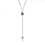 Collana Rosario Santa Maria Sanità Napoli e Croce Natività gioiello argento ellius