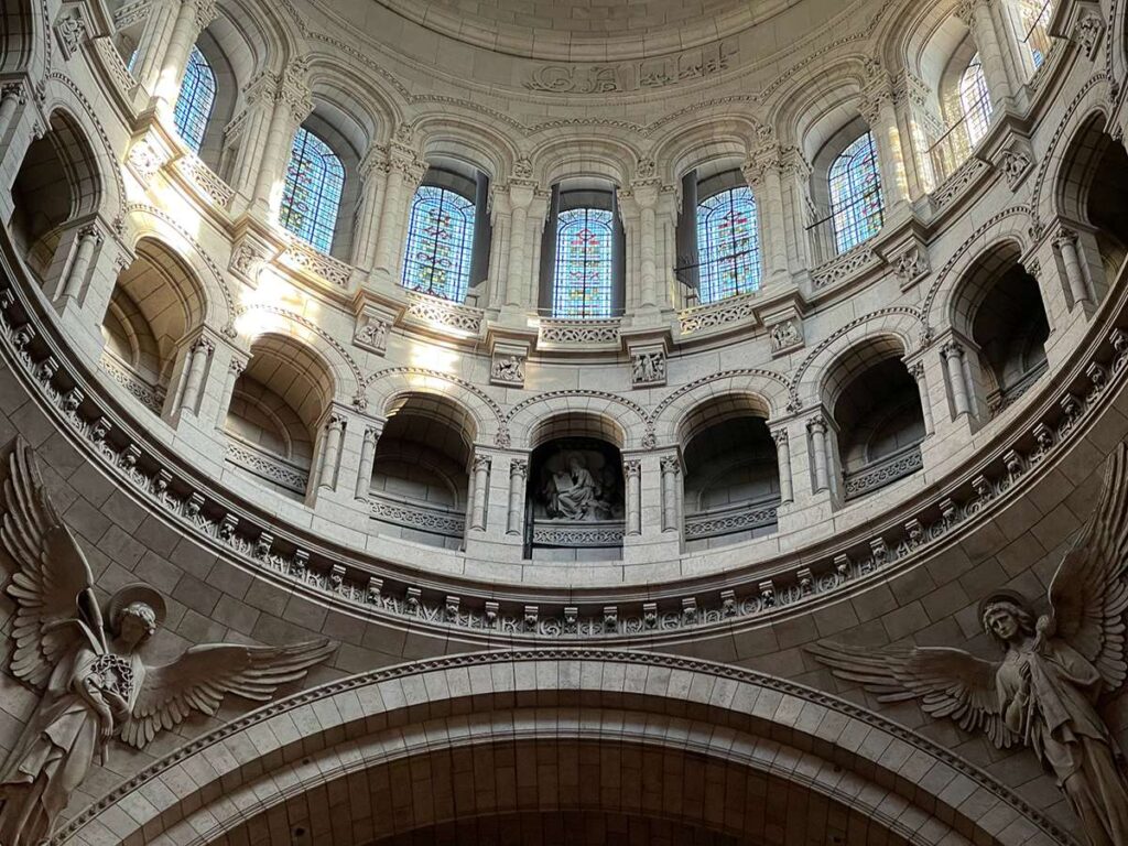 Interior Basilica Sacre Coeur Montmartre Paris
