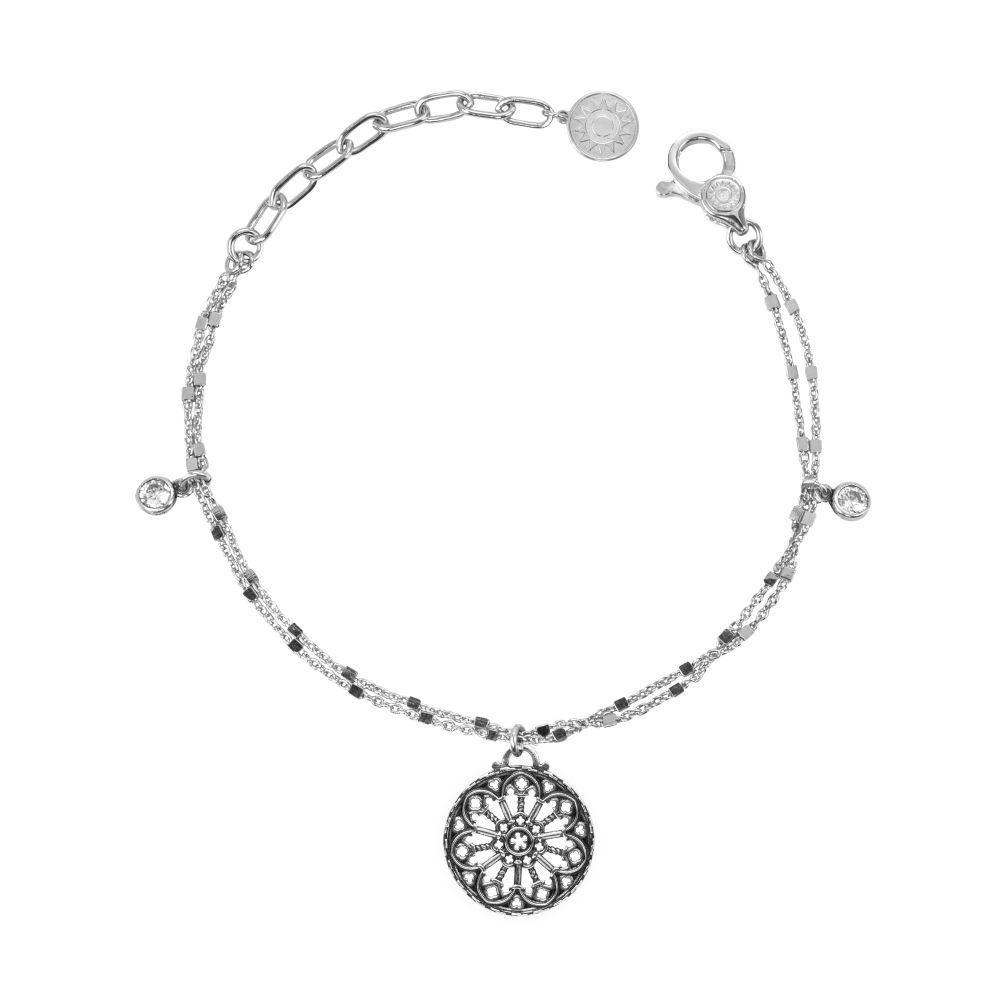Elli Bracciale Donna In Argento 925 Con Cristalli - 18 Cm - Elegante E Leggero