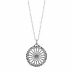 collana light rosone medio Orvieto donna gioielli argento ellius
