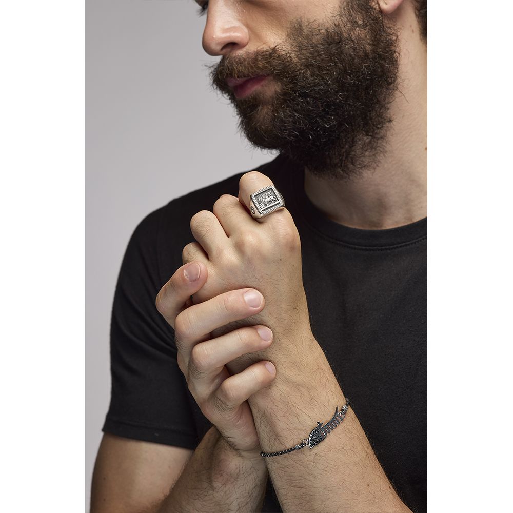 anello leone di venezia indossato