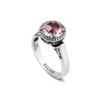 Agnes Seventeenth-century baroque violet stone silver ring
