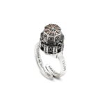 Dome ring Basilica Santuario Santa Lucia Syracuse in silver