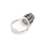 Dome ring Basilica Santuario Santa Lucia Syracuse in silver