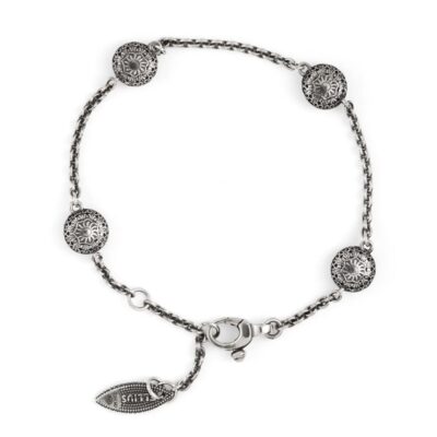 Agnese Seventeenth-century Baroque women's silver bracelet