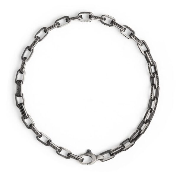 Men's silver Caravaggio bracelet