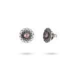 Orecchini Floreali Seicento barocco pietra donna in argento