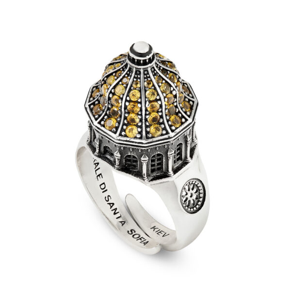 Ring Dome Cathedral of St Sophia Kiev silver jewel