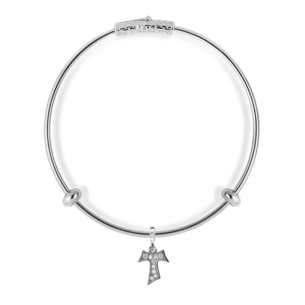 Rigid Charm Bracelet TAU silver jewel