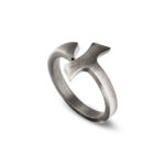 Anello Tau uomo argento
