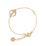 Bracciale Tau donna dorato argento
