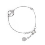 Bracciale Tau donna rodio argento