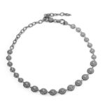collana agnese girocollo pietre gialle donna argento ellius retro