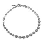 collana agnese girocollo pietre viola donna argento ellius retro