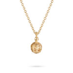 collana cestino barocco minimal dorata donna argento ellius