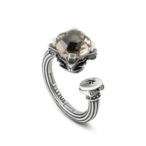 Silver Column Capital Ring Women's Jewelry Ellius