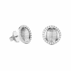 Jubilation Earrings St. Peter's Basilica Rome Rhodium silver jewelry ellius