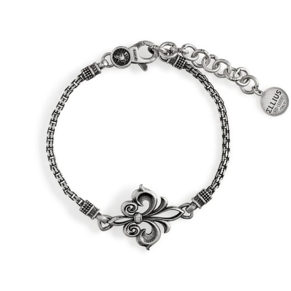 bracciale giglio sagomato donna gioielli argento ellius