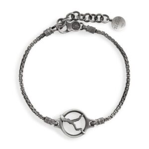bracciale lago di como uomo argento gioielli ellius