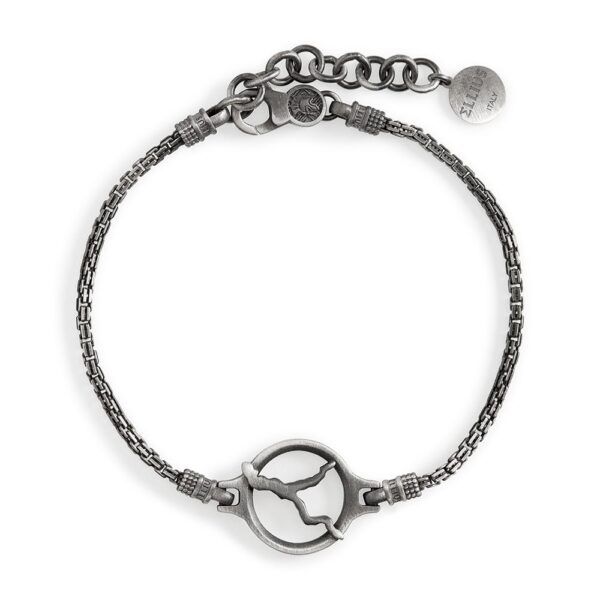 bracciale lago di como uomo argento gioielli ellius