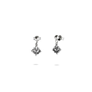 Orecchini Donna In Argento Sterling 925, Modello Claddagh, Peso 2.5 G, Dimensioni 2.4 X 2.2 Cm