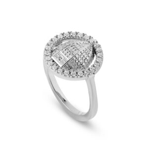 Anello Giubilo Cupola Firenze Rodio gioielli argento ellius