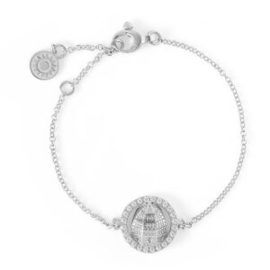 Bracciale Giubilo Cupola de Brunelleschi Firenze Rodio argento gioielli ellius