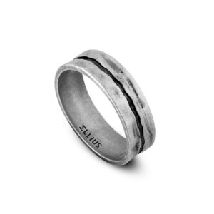 Anello Lava Uomo Argento Gioielli Ellius