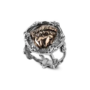 Anello Sigillo Atena Donna Gioielli Argento Ellius