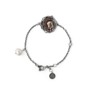 Bracciale Sigillo Elmo Romano Donna Gioielli Argento Ellius