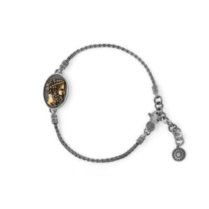 Bracciale Zeus Ovale Uomo Gioielli Argento Ellius